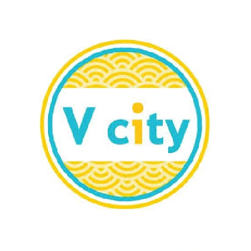 V city 標誌